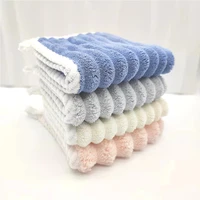 Hand Towels New Tiny Candy Striped Handkerchief Towel Super Soft and Absorbent Household All Seasons Universal 3