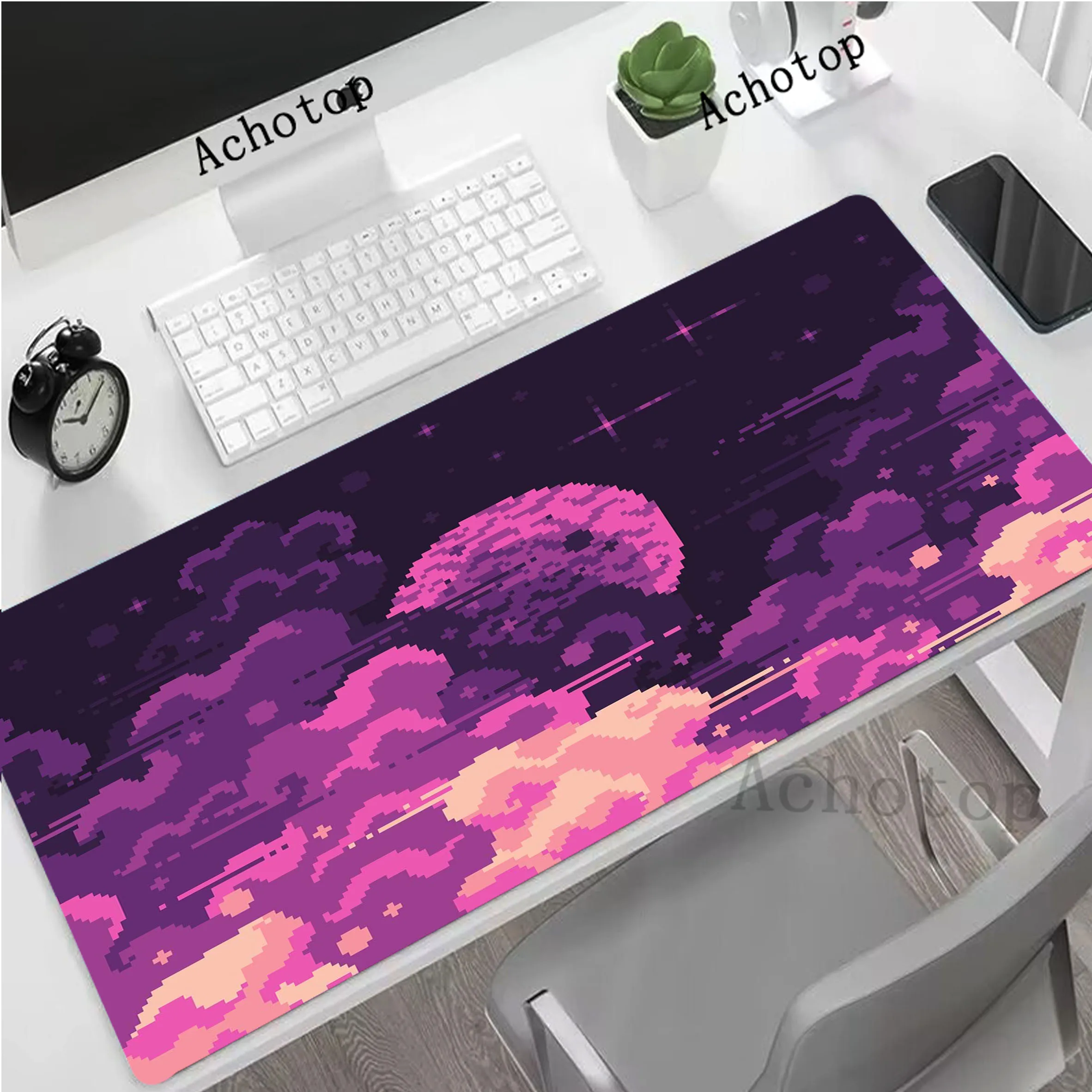

Cloud Art Gaming Mousepad Gamer Speed Accessories Keyboard Pads Computer Mouse Pad Large Mouse Mat XXL Locking Edge Mouse Mat