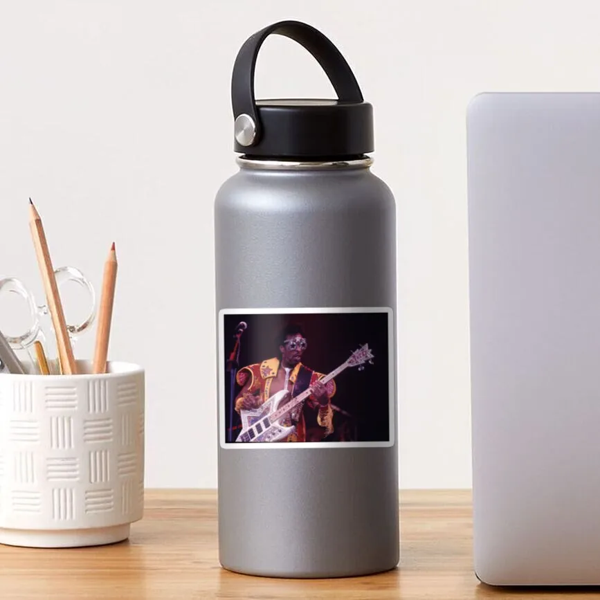 

Bootsy Collins #1 Sticker for Laptop Decor Bedroom Car Cute Cartoon Art Fashionable Public Suitcase
