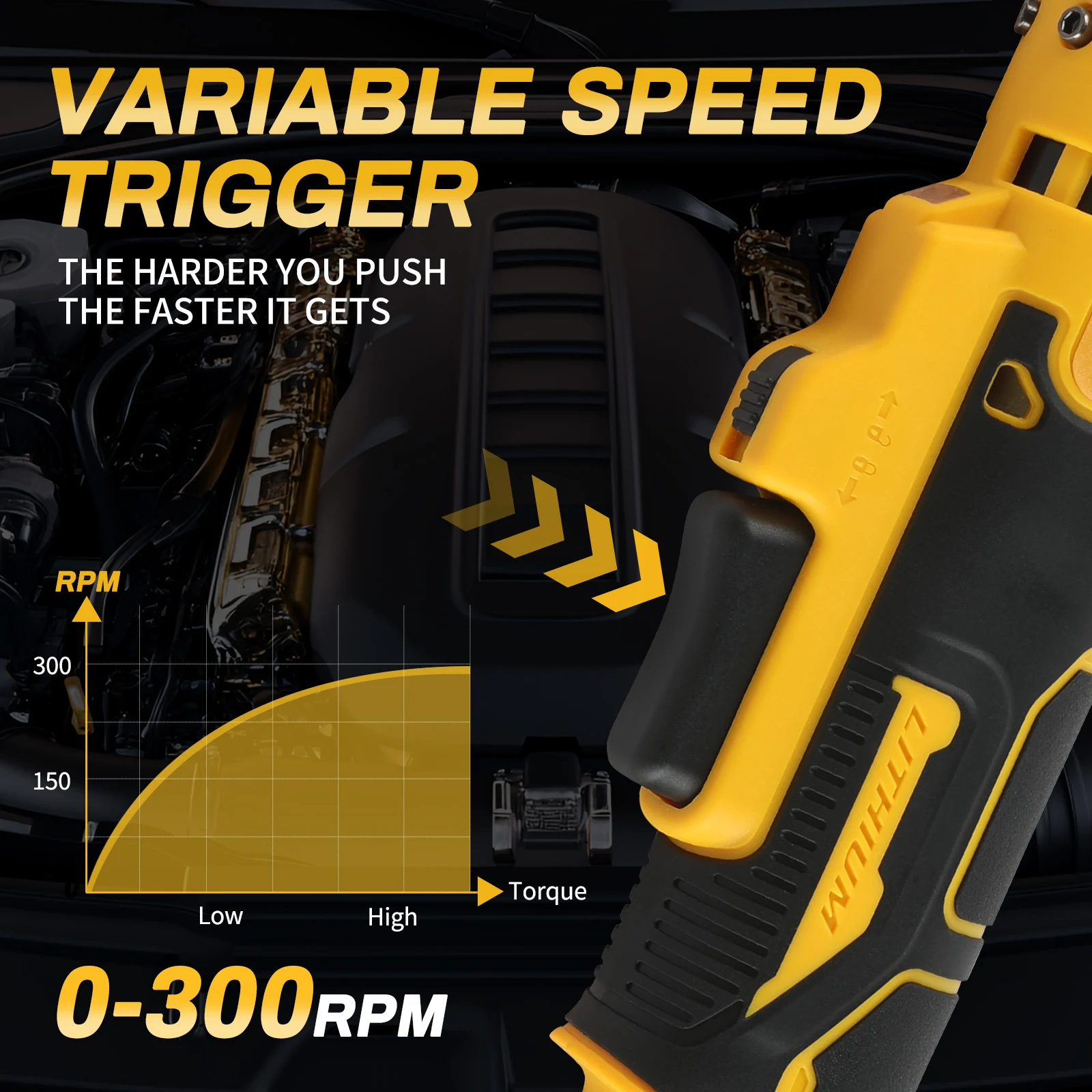 DEWALT DCF512 1/2인치 래칫 직각 무선 렌치 가변 속도 브러시리스 파워 렌치 LED 조명 배터리 전동 공구