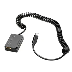 Universal USB Type-C to DR-E18 LP-E17 Dummy Battery Adapter (1 Pc DR-E18)