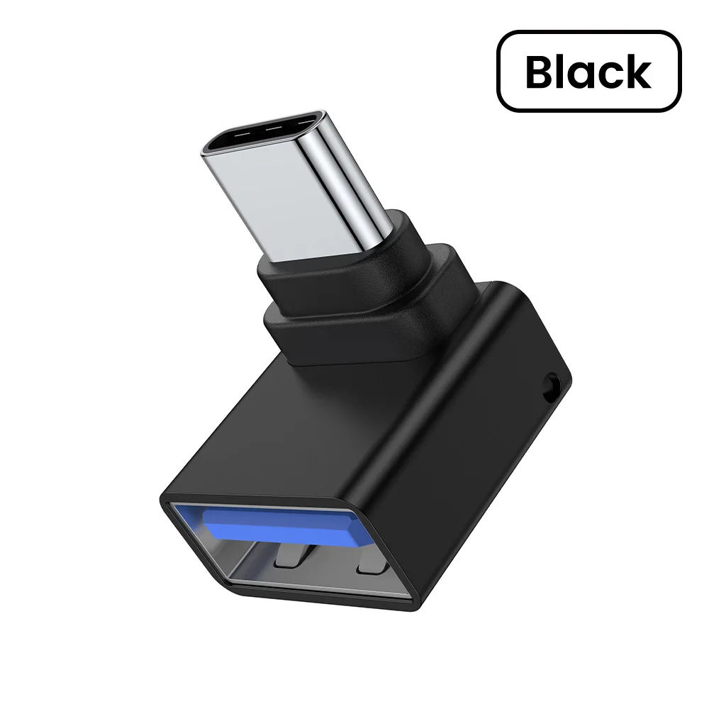 Olaf 90° Angle Type C to USB 3.0 Fast Charging Adapter OTG