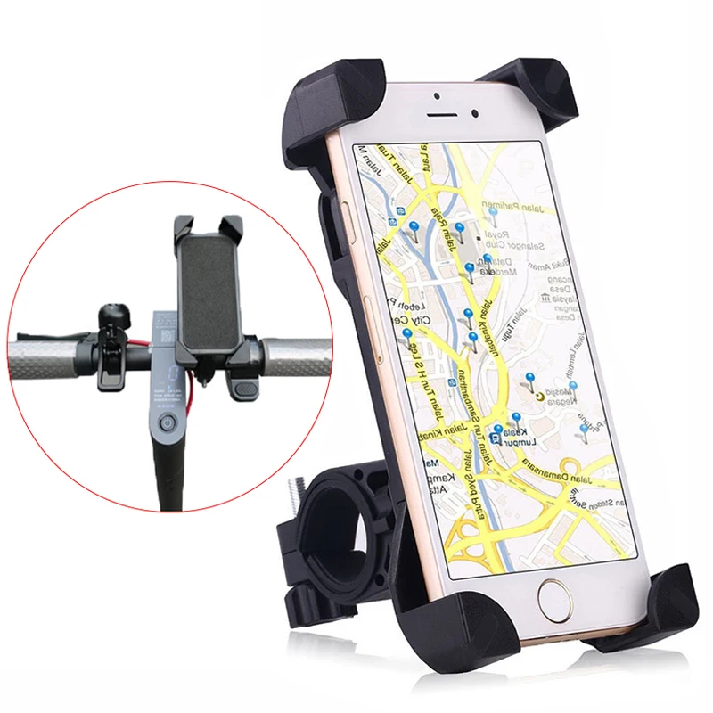 Universal Mobile Phone Holder for Xiaomi M365 pro Ninebot Electric Scooter Handlebar Mount Bracket Bicycle Bike Cell Phone Rack bicycle phone holder electric scooter accessories scooter accessories