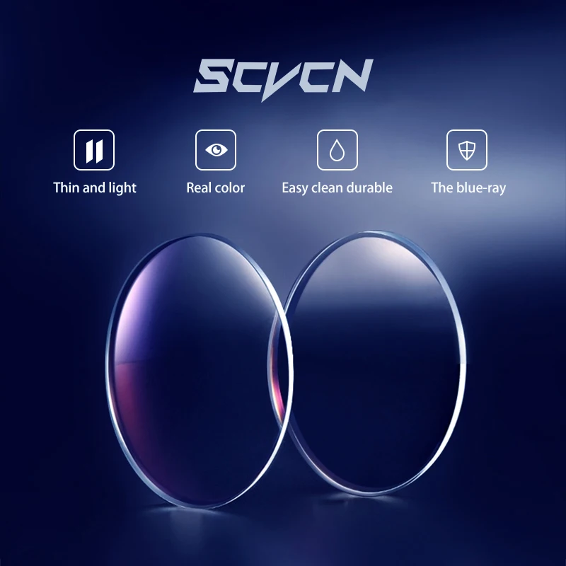 SC-S1 Optical Lenses Style Prescription 1.56 1.61 1.67 1.74 Aspheric Myopia Frame Sunglasses Bike Eyewear Cycling Glasses