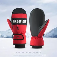 Winter Skiing Gloves Waterproof Snowboarding Touch Screen Thermal Thick Snow Windproof Gloves Men Women Snowmobile Warm Mittens 1