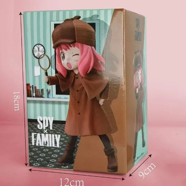 13cm SPY FAMILY Figurine Anya Forger Action Figures Detective Uniform PVC Anime Model Collection Ornamen Toys New Year Kids Gift 3