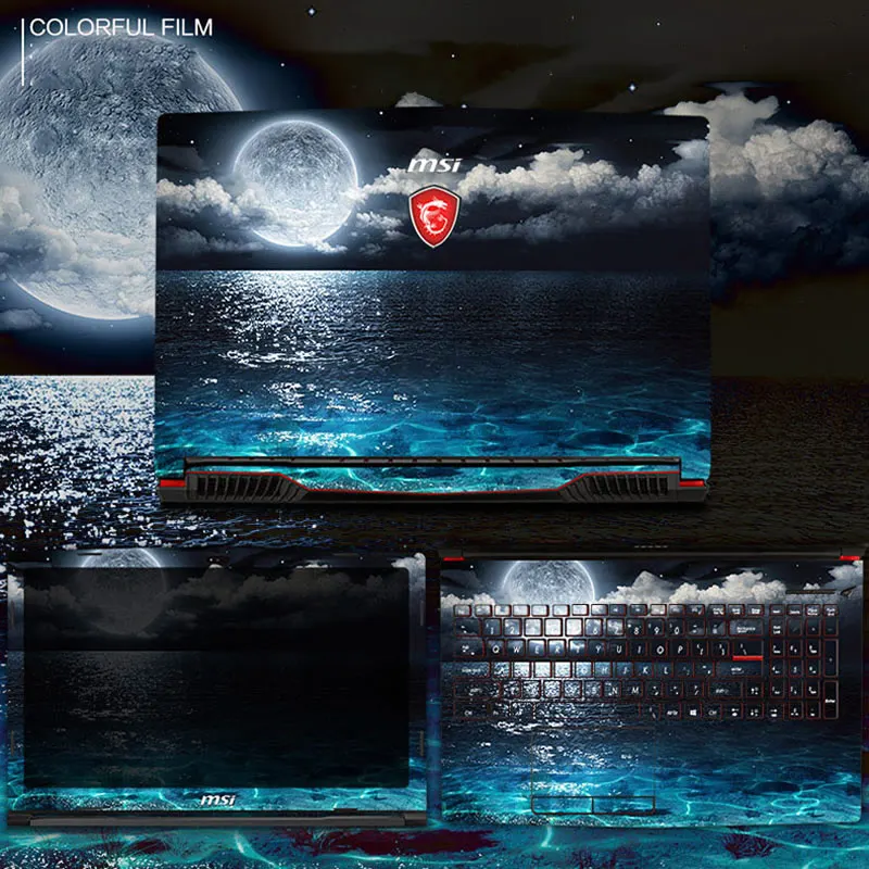 Vinile Decalcomania Adesivo Pelle Per Msi Gf63 Gl72 Gt72 Gs72 Gt77 Gt70 Gs73 Gt73 Gs63 Gl73 Ge70 Gt80 Gt83 Gs72 Gs70 Ge73