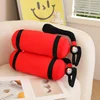 49x18cm Red Fire Extinguisher Plush Long Pillow Stuffed Emergency Rescue Firefighter Fireman Tool Men Gift 3