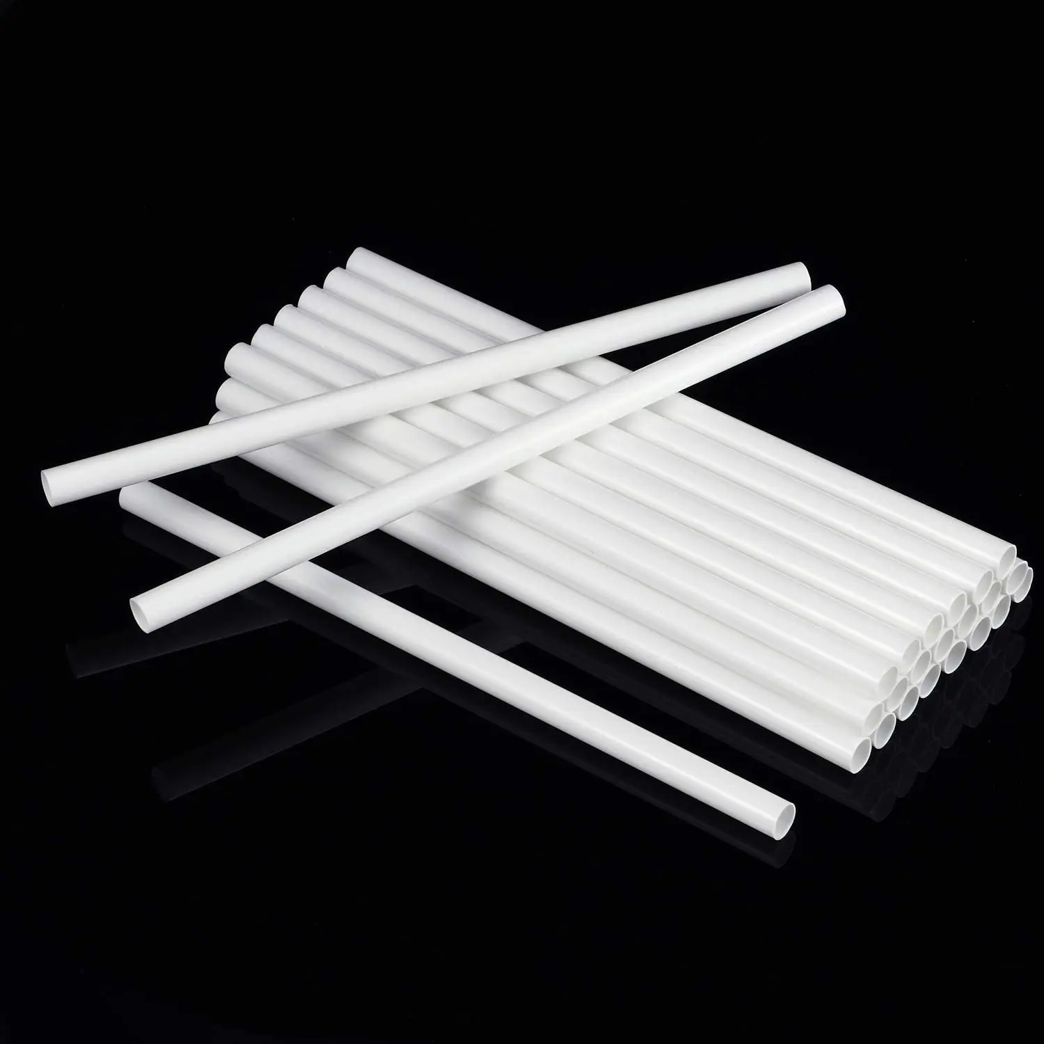 24pcs White Plastic Cake Dowels Rods Reusable Easy Cut Cake Support Straws Sticks Tiered Stand Accessories 21/24/30cm cake decorating tools cake baking tools cake making tools