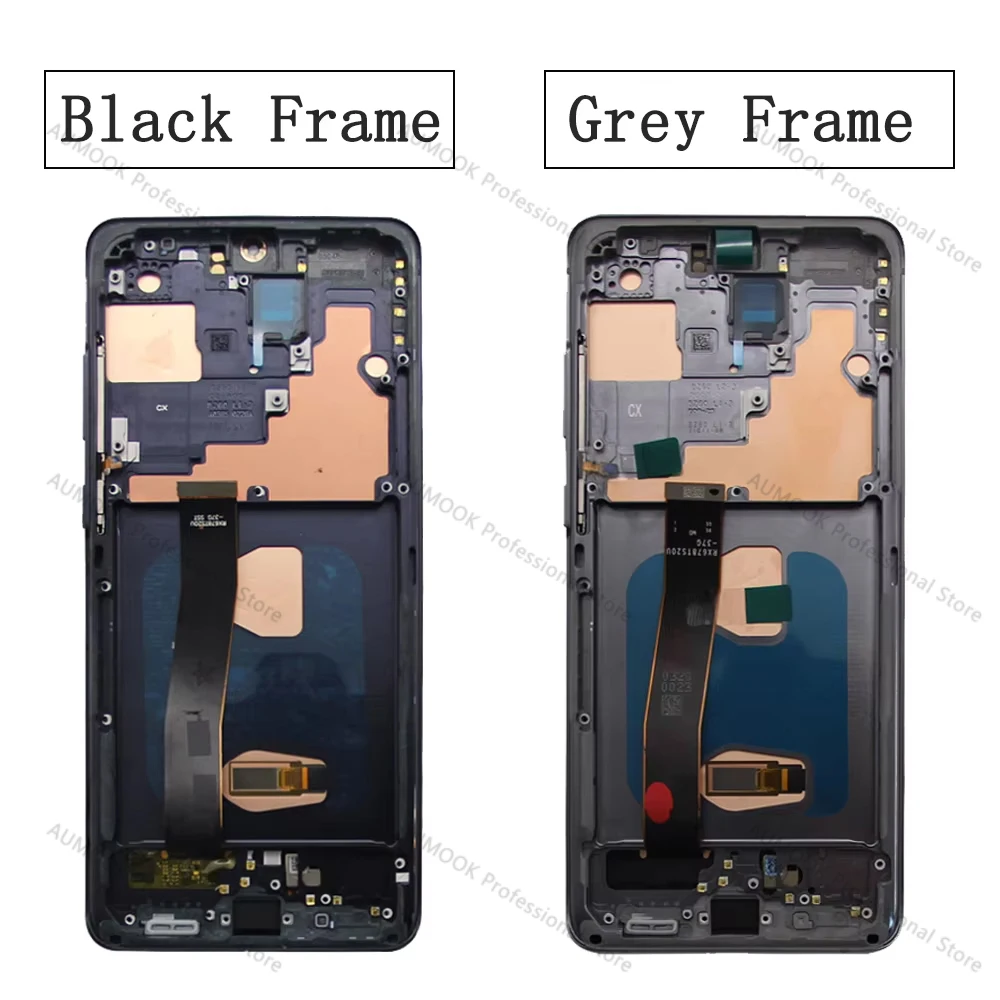 OLED voor S20, Schermvervanging voor S20, LCD-scherm Touchscreen Digitizer Montage met Reparatietools, Ondersteuning Vingerafdruk, Getest Vóór