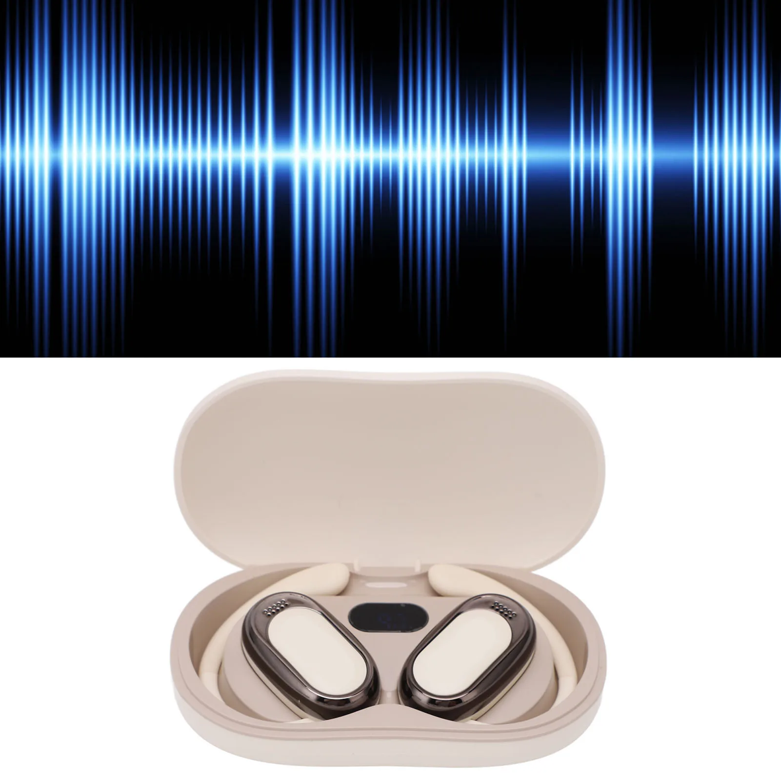 Language Translator Earbuds 144 Languages Translation Bluetooth 5.4 Wireless Music Earbuds Translator Device with Charging Case
