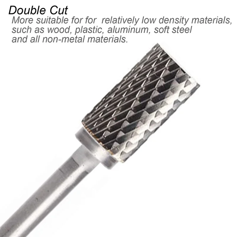 Extra Long 100mm Rotary Rasp File Carving Grinder Abrasive Tools Carbide Burr Alloy Bits Milling Cutter Drill For Metal Wook