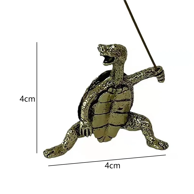 Mini kov želvy vzhled kadidlo tyčinka meditace buddhy santalové tyčinka držák legrační živočich kadidlo držáky domácí dekorace