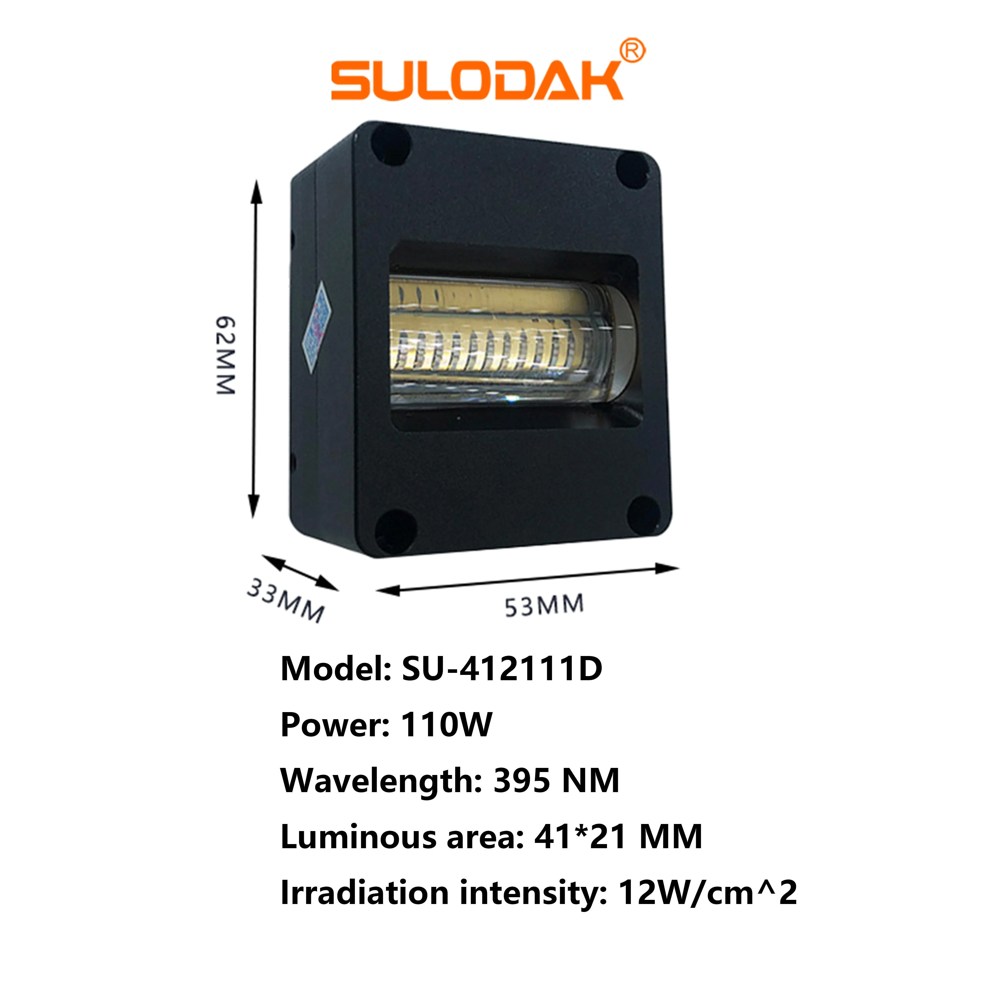 리코 G5 G6 프린트헤드용 고출력 395nm LED 램프, LED 경화 시스템 컬러 인쇄 프린터 LED 경화 램프