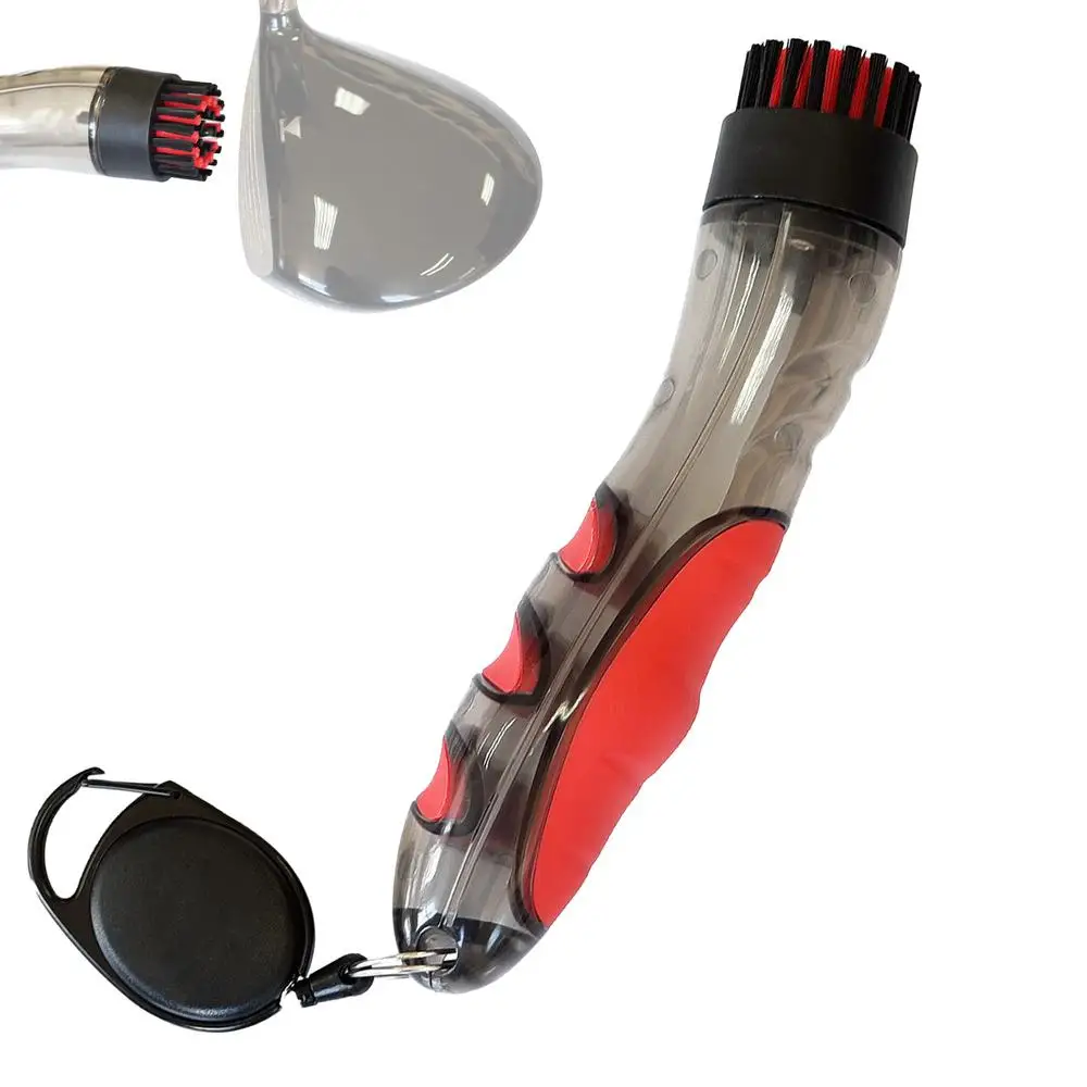 Golf Club Brush Retractable Golf Brush Golf Ball Cleaner Golf Club Groove Cleaner Clear Golf Cleaning Brush For Parents