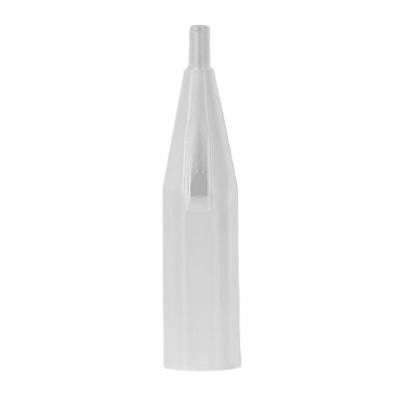 Disposable 50PCS 1RL Eyebrow Tattoo 0.35 MM Needle Caps Microblading Nozzle Tips For Semi Permanent Makeup Machine