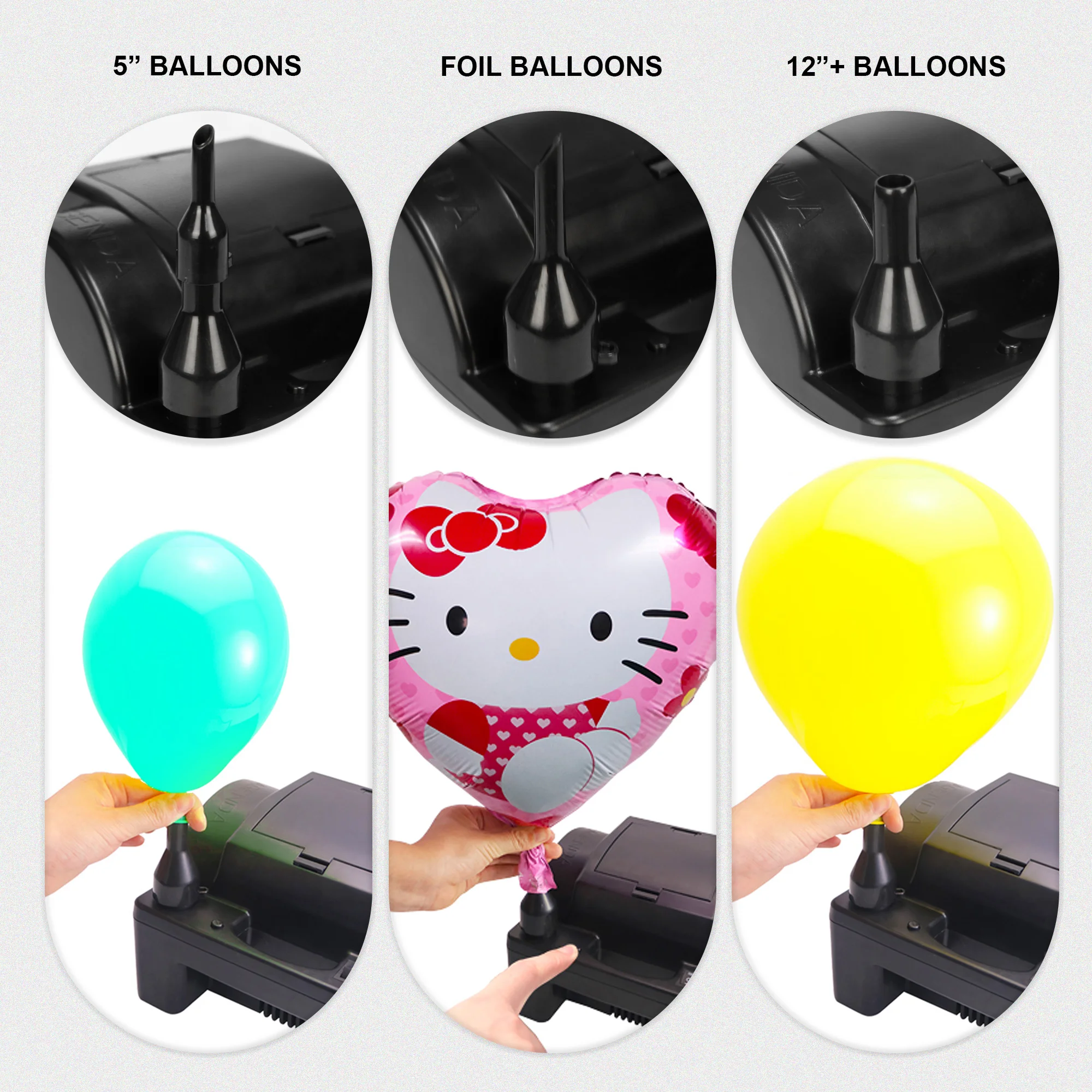 B321 Foil and Latex Balloon Electric Air Inflator LAGENDA