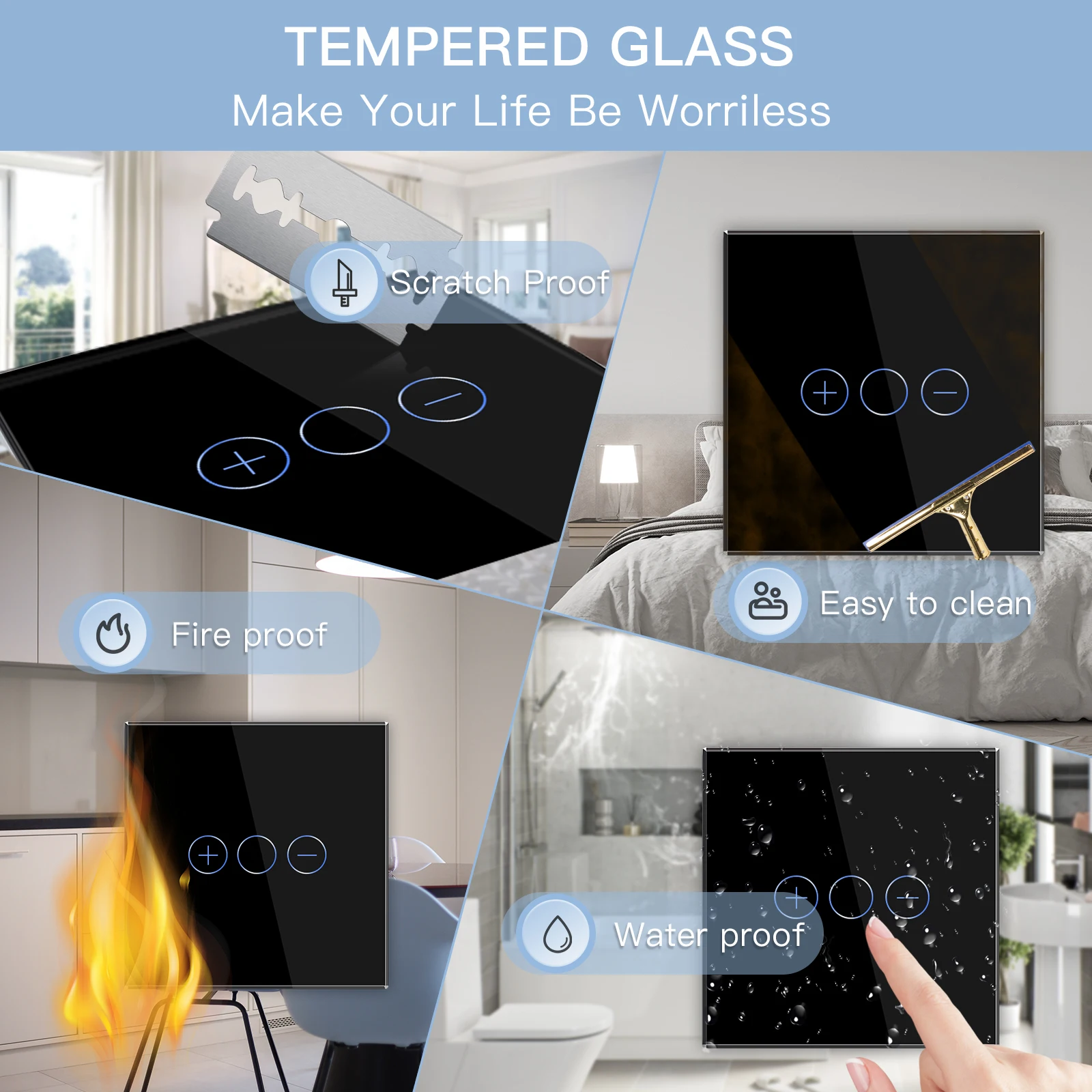 LED Dimmer Switch Smart Light Switch Smart Dimmer Switch Lamp Dimmer