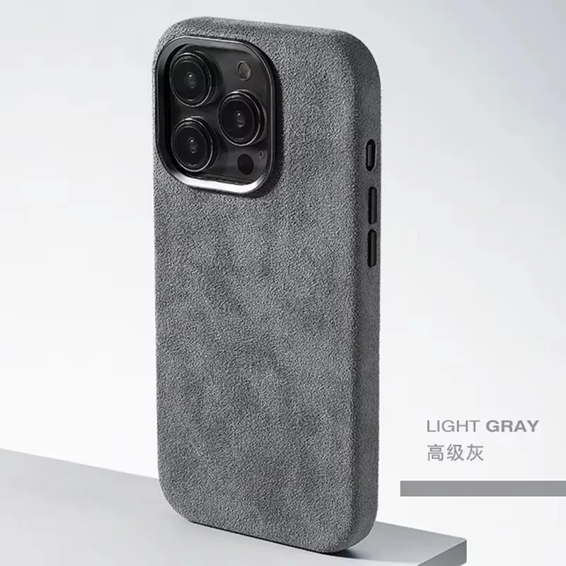 Premium Italian Suede Magnetic Luxury Flip Case - Supercar Inspired Leather Finish