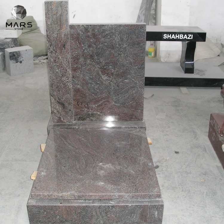 Hot Selling Natural Stone Paradiso Purple Granite Funeral Monument Headstone and Tombstone