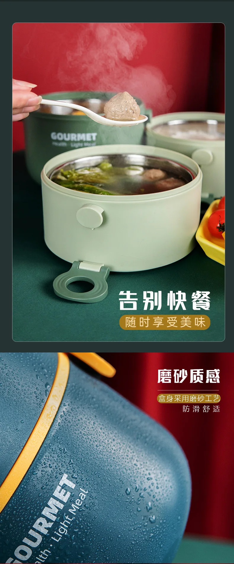 Round Insulated Lunch Box Lunch Box For Students 10 Round Insulated Lunch Box Lunch Box For Students