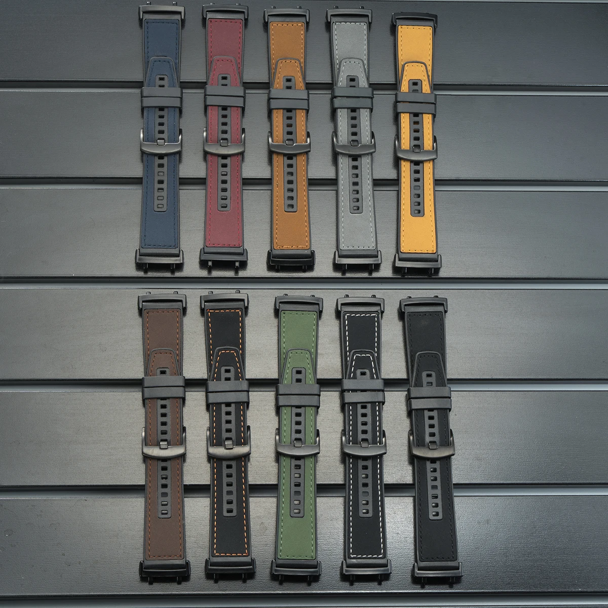 Elegant Leather Silicone Strap: Stylish Bracelet Band Loop