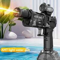 Flashing Electric Water Guns Big Capacity Powerful Water Pistol Automatic Shooting Toy Gun for Adults Boys Summer Outdoor Games 1