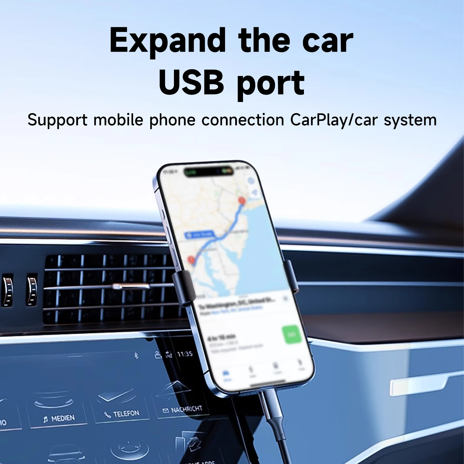 USB-C-USB 어댑터, 스마트폰, 태블릿, 노트북 등을 위한 USB-C 남성-USB 여성 OTG 데이터 케이블