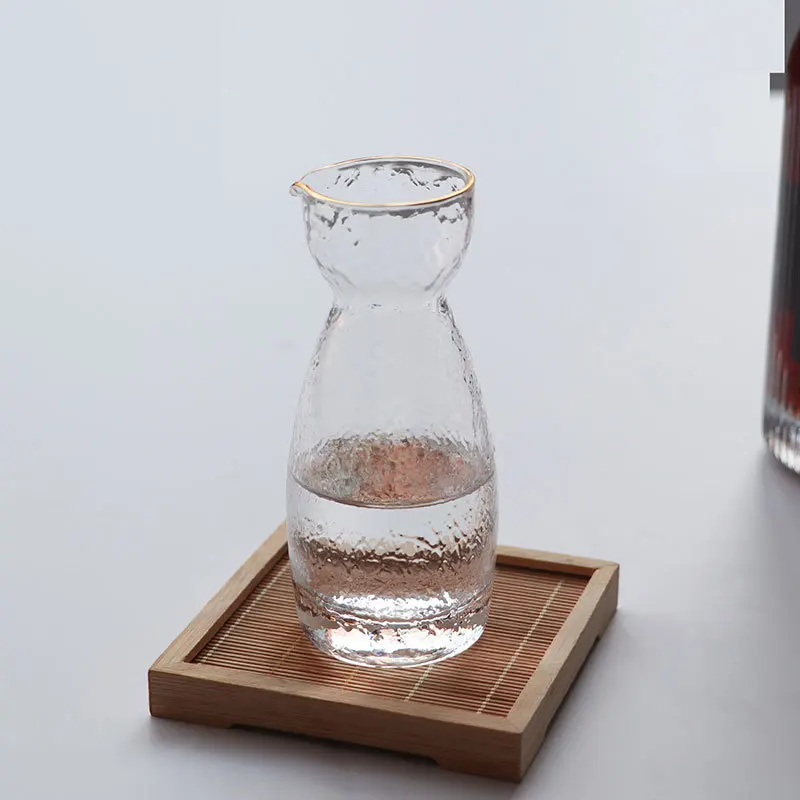 Japanese Style Sake Glasses Cup Set Creative Transparent Tea Cups Wine Accessories Sake Pot Cup Wine Whisky Shot Set New