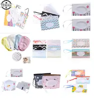 Towel Slim Paper Practical Travel Pouch Portable Clutch Outdoor Carrying Case Reusable Refillable Eco-friendly Wet Wipe Bag 1