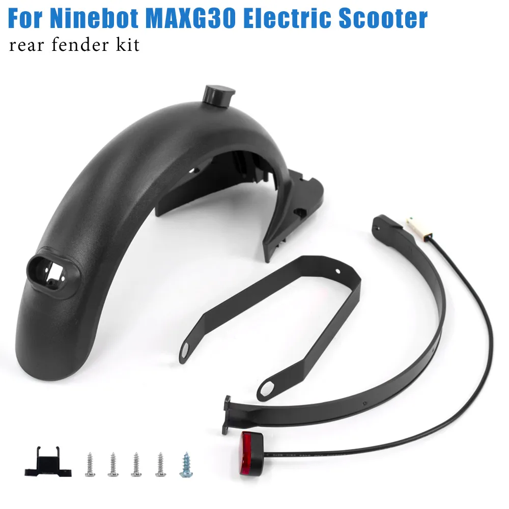 Description Picture 2 of itemDaurable Rear Fender Mudguard Taillight Bracket Kit for Segway Ninebot Max G30 Electric Scooter Brake Light Support Mount Parts