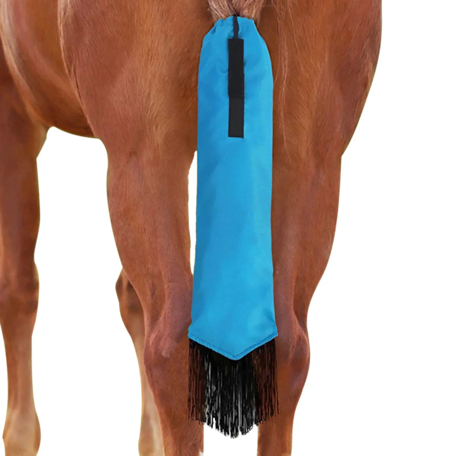 Horse Tail Bag Durable Waterproof Tails Storage For Horses With Fringe Breeding Supplies