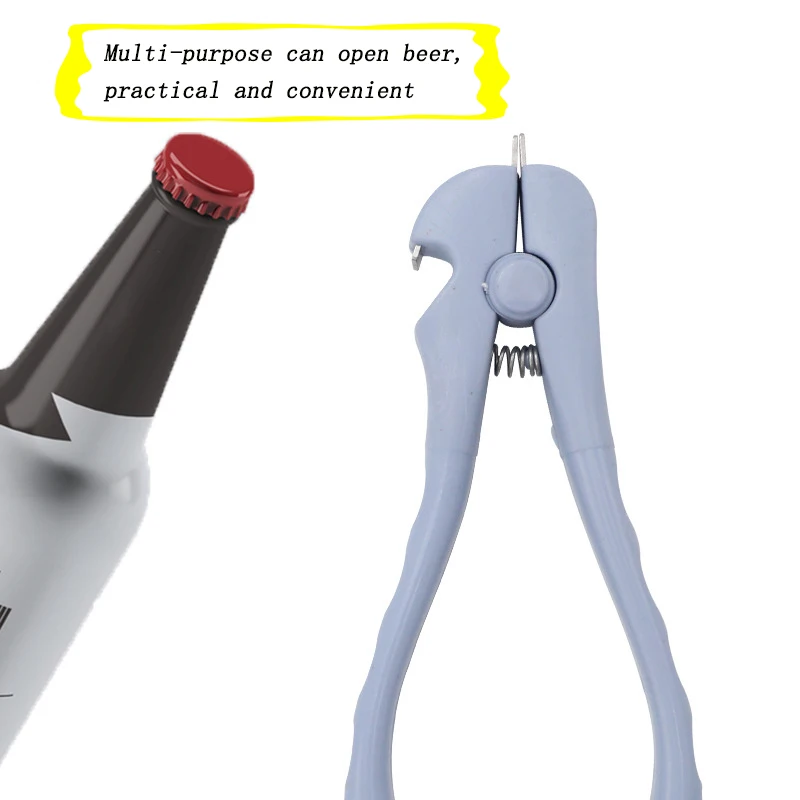 Multifunctional Portable Stainless Steel Clam Opening Tool Household Plastic Bottle Opener Kitchen Gadget
