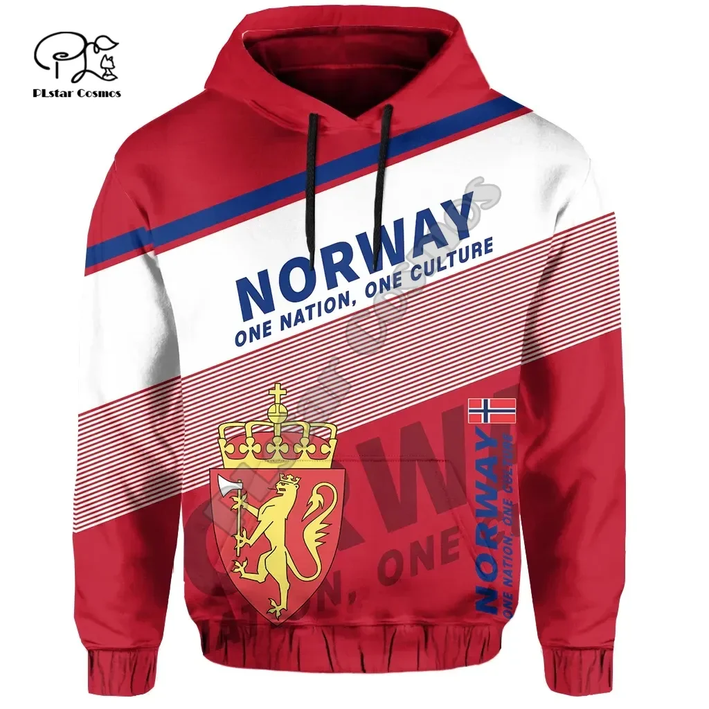 

NewFashion Country Flag Norway Norge Tattoo Vintage Tracksuit Streetwear 3DPrint Harajuku Pullover Casual Funny Jacket Hoodies H