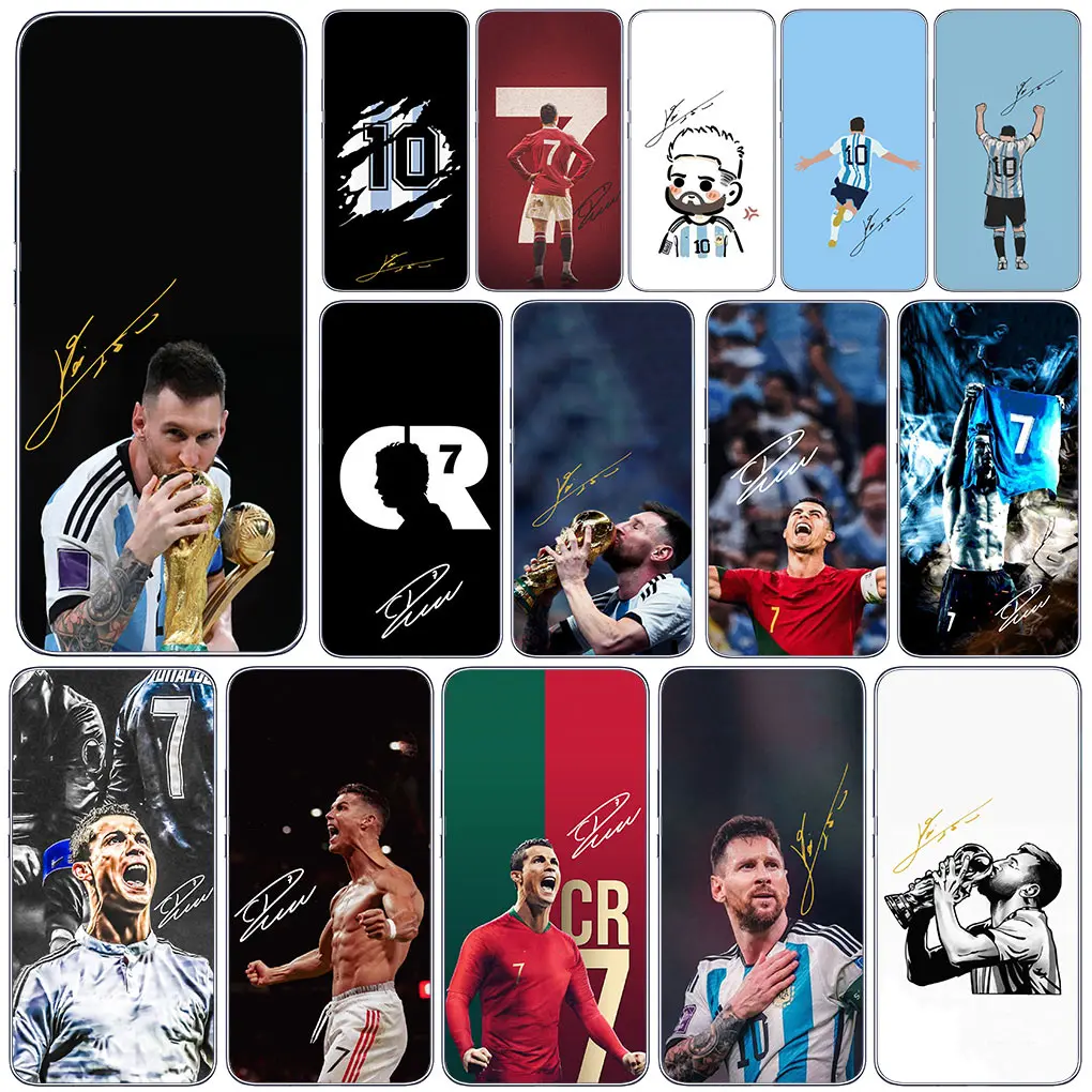 Calcio Calcio King Cr No. 7 10 Superstar No7 Custodia Per Motorola Moto G13 G14 G53 G54 G62 G72 G82 G84 Edge 40 Neo Pro