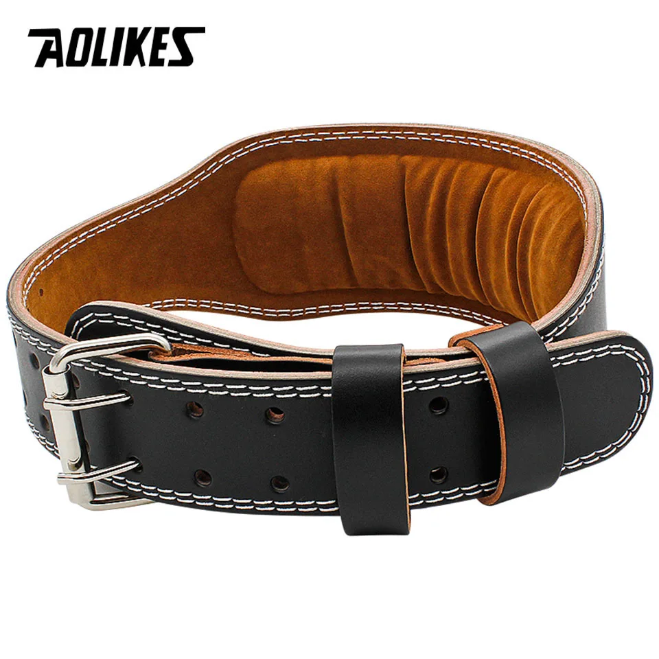 Ceinture à la main - en cuir de selle - avec motif cheval