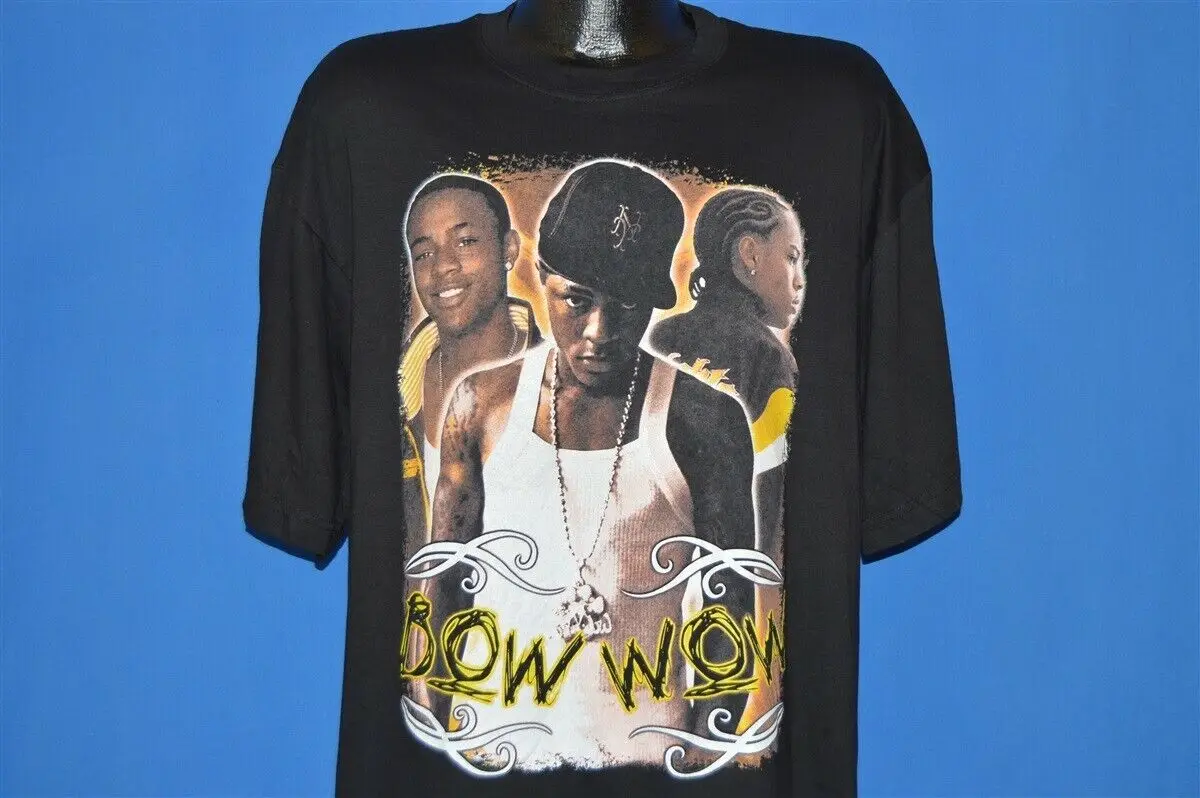Vintage Y2K Lil Bow Wow Attenzione Al Cane 2000 Deadstock Rap Tees T-Shirt Hip Hop Xl