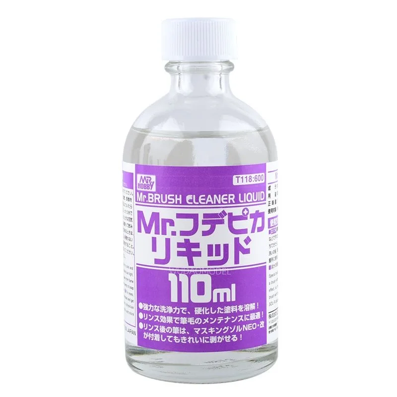 MR.HOBBY T113/T116/T118 모델 도구 클리너 액체 솔루션 에어브러시 청소 도구 조립 모델 빌딩 도구 DIY 용품