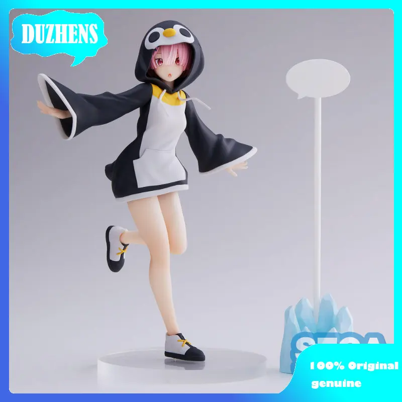 

In stock 100% Original:Re:Zero RAM Penguin suit VER.20cm PVC Action Figure Anime Figure Model Toys Figure Collection Doll Gift