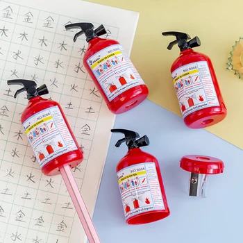 1-2 pz creativo estintore temperamatite per matita scuola forniture per ufficio articoli di cancelleria creativi materiale scolastico per bambini