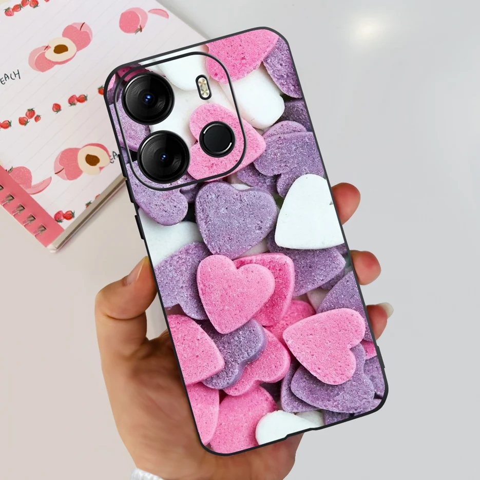 Colorful Painted Back Cover Clear Silicone Soft Slim Phone Case