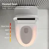 Smart Toilet with 1.28GPF Auto Flush Heated Seat，Toilet with Foot Kick Operation Night Light，One Piece Tankless Toilet 4