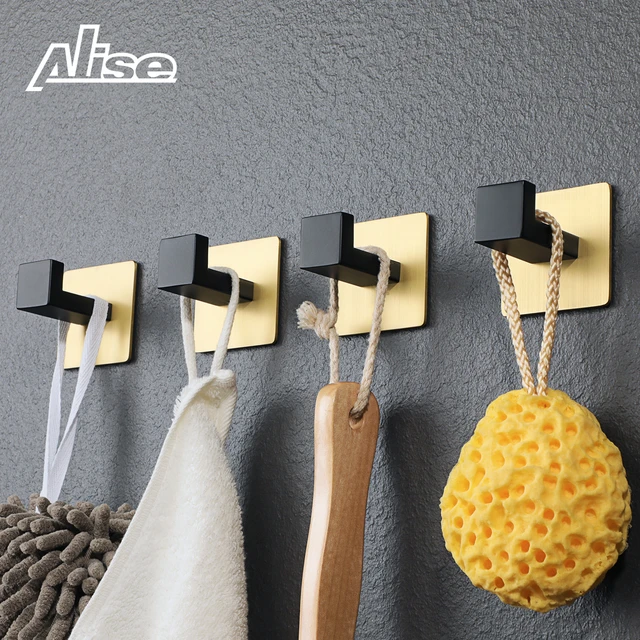 Robe Hook Self Adhesive Bathroom Hooks Towels - Self Adhesive Bathroom Hooks  Robe - Aliexpress