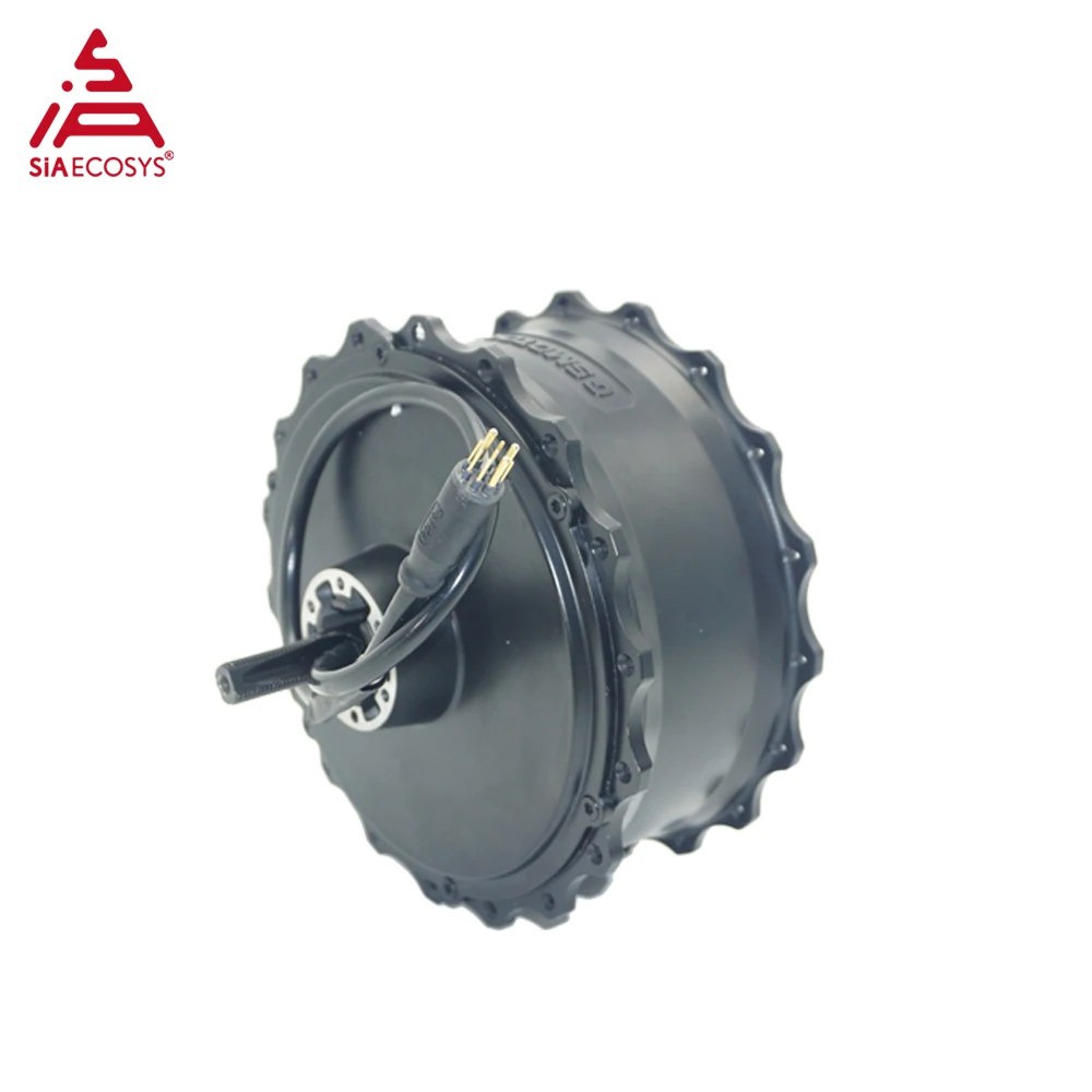Toothed Brushless Hub Motor with Disc Brake QS MOTOR 159.8 60H 1000W 48V to 72V