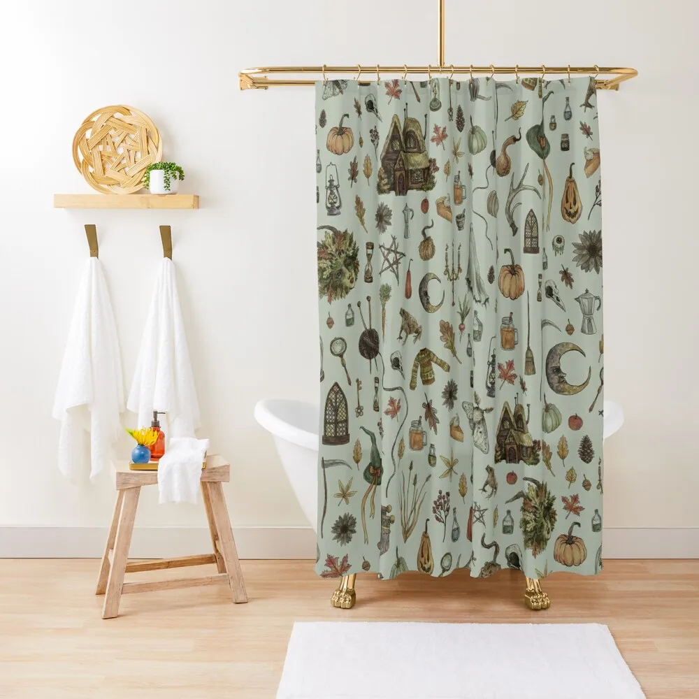 

Green Cozy Crone Shower Curtain Curtains For Bathroom Curtains Bathtub Curtain