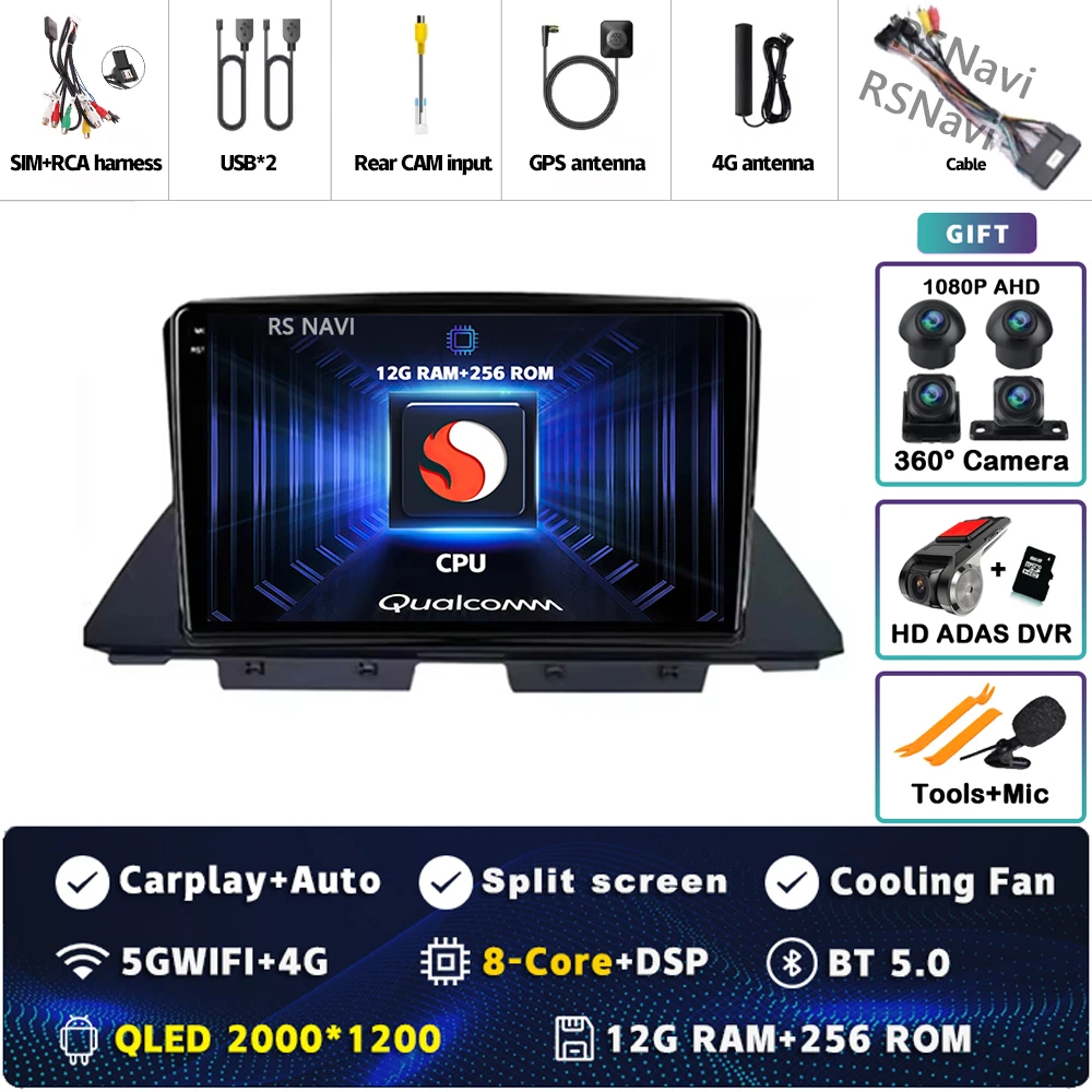 2K 12G-256G 360 DVR