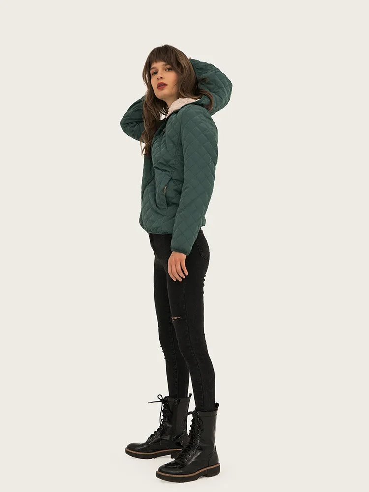 2025 Autumn Winter 10 Color Women Basic Jackets Coat Female Zipper Fleece Women Cloths Loose Parkas Quality Parkas Winter Jacket