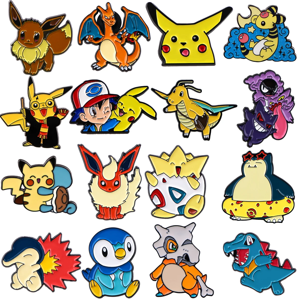 Enamel Pins Gengar Anime Pocket Monster Clothing Backpack Lapel Badges Fashion Jewelry Accessories Gifts