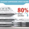 Vacuum Storage Bags Seal Bag for Comforters, Clothes, Bedding Organiser Blanket, Pillow, Duvet, Travel, Home Organizer 1