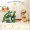 Kids Bookshelf, 2-Tier Bookshelf for Kids, Baby Bookshelf and Toy Storage, Wooden Kids Bookcase, Toddler Book Shelf Organizer 3